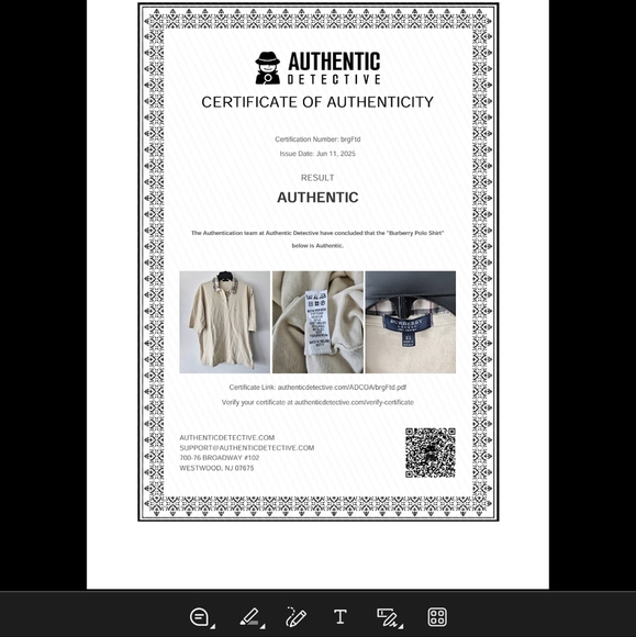 Burberry Women’s Polo Shirt Size XL - Picture 10 of 10